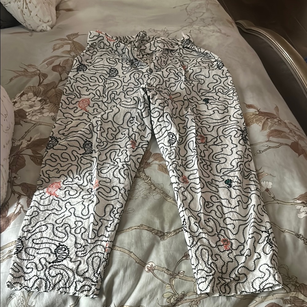 Cropped Patterned Pants - Picture 2 of 3